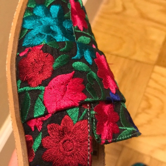 Free People Woman flat mule Brocade at Ease Loafer - Picture 3 of 7